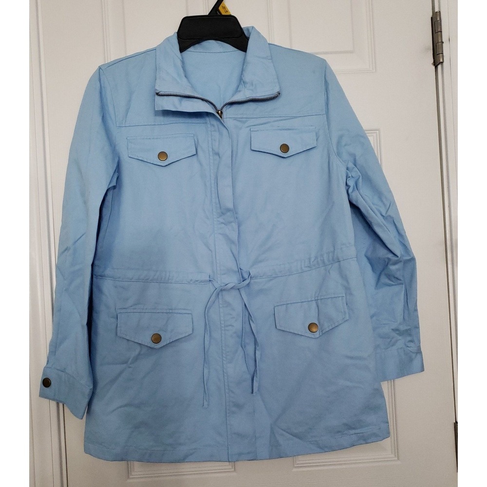 Womans Fall Jacket Size Small Light Blue